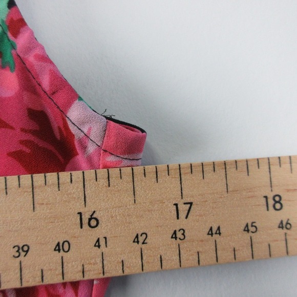 For Love & Lemons Becca Backless Maxi Dress XS Black Pink Floral Slit Party 226 - Picture 8 of 10